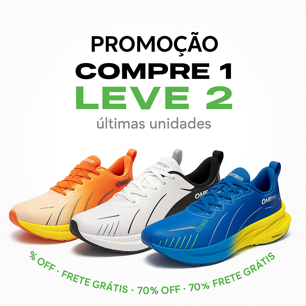 Compre 1 Leve 2 - Tênis Ortopédico Nimbus Flex